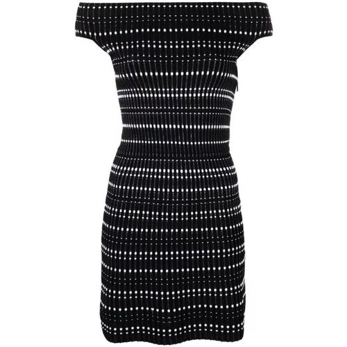 Mini Knit White/Black Dress - Größe M - black - alexander mcqueen - Modalova