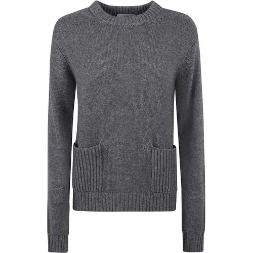 Medium Grey Cashmere Crew Neck Sweater - Größe 3 - Kujten - Modalova