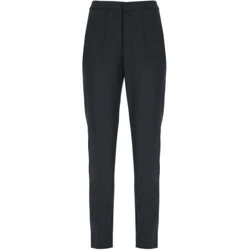 Blue Virgin Wool Trousers - Größe 44 - Fabiana Filippi - Modalova