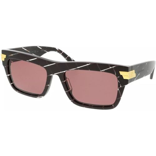 Sonnenbrillen - BV1058S-003 56 Sunglass UNISEX ACETATE - Gr. unisize - in Dunkelrot - für Damen - Bottega Veneta - Modalova