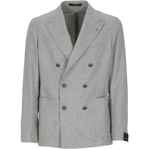 Wool Double-Breasted Jacket - Größe 48 - Tagliatore - Modalova