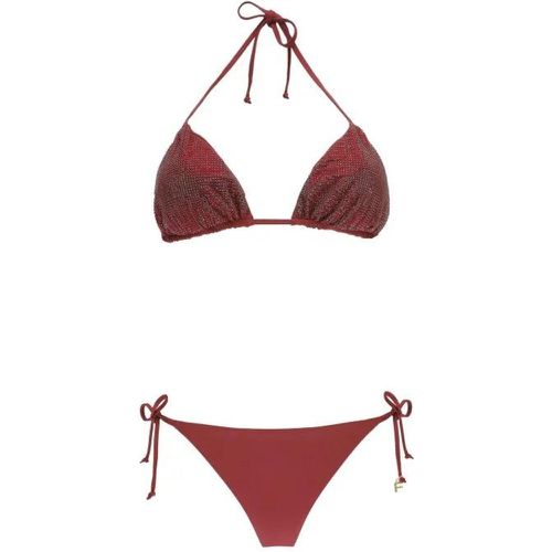 Halterneck Bordeaux Bikini - Größe XS - rot - Fisico - Modalova