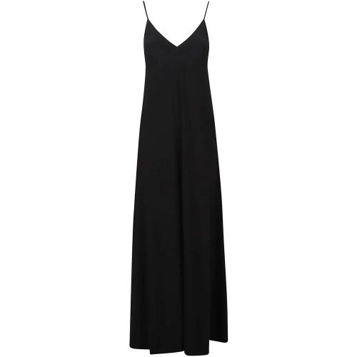 Slip A Line Long Dress Black - Größe M - Norma Kamali - Modalova