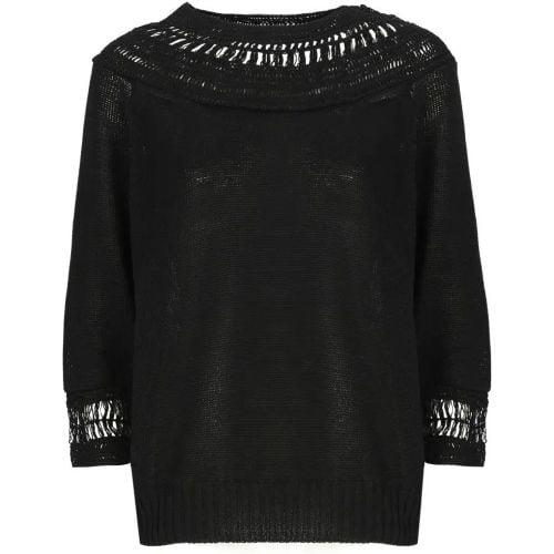 Black Cotton Sweater - Größe S - Y-3 - Modalova