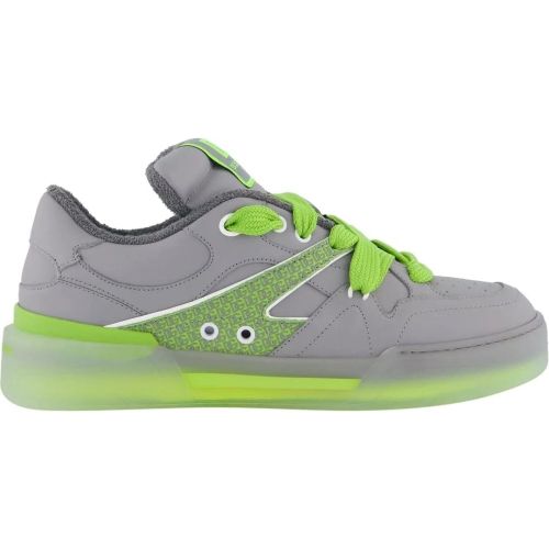 Low-Top Sneaker - Heren New Roma Sneaker Grijs/Groen - Gr. 41 (EU) - in - für Damen - Dolce&Gabbana - Modalova