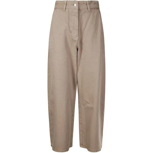 High-Waisted Four-Pocket Trousers And Back Logo - Größe 40 - Studio Nicholson - Modalova