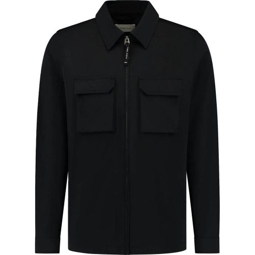 Cr�pe Stretch Overshirt Black - Größe S - PURE PATH - Modalova