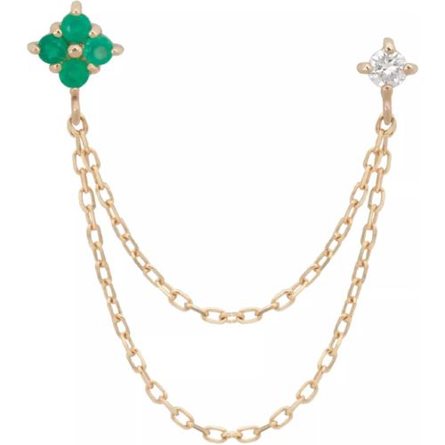 Ohrringe - Single Enchanted Chain Stud Earring 14K - Gr. unisize - in Mehrfarbig - für Damen - Anna+Nina - Modalova