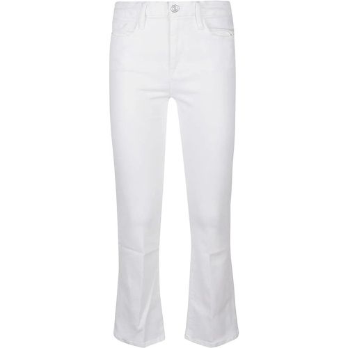 Le Crop Mini Boot Jeans White - Größe 28 - FRAME - Modalova