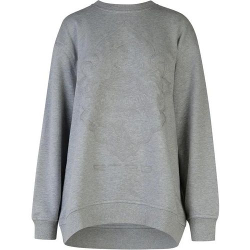 Gray Cotton Sweatshirt - Größe M - ETRO - Modalova