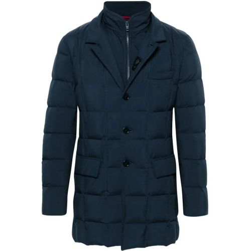 Navy Blue Quilted Padded Coat - Größe XL - Fay - Modalova