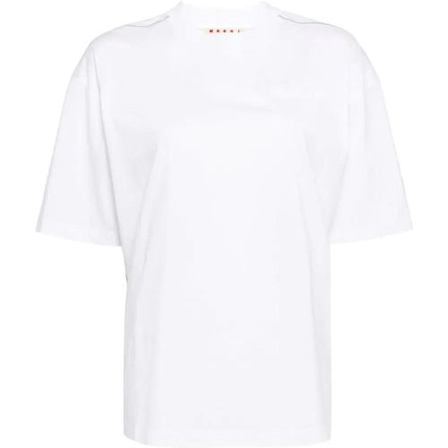 Padded-Logo Organic-Cotton T-Shirt - Größe 38 - Marni - Modalova