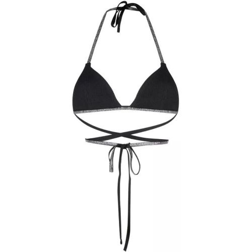 Black Rhinestone Bikini Bra - Größe L - black - Heron Preston - Modalova