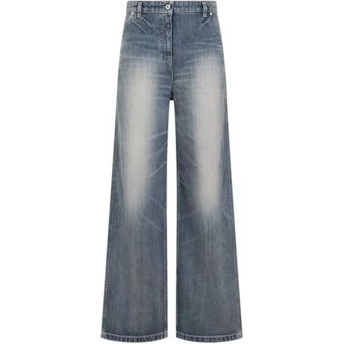 Dirty Blue Cotton Denim Pants - Größe 25 - blue - Kenzo - Modalova