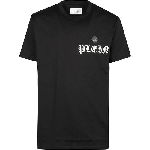 Gothic Plein T-shirt Black - Größe L - Philipp Plein - Modalova