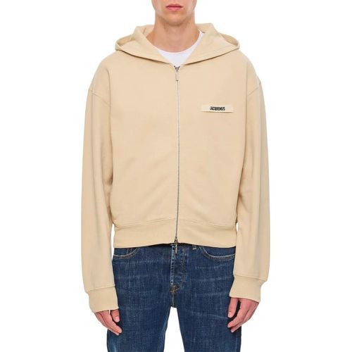 Zipped Cotton Sweatshirt - Größe L - Jacquemus - Modalova