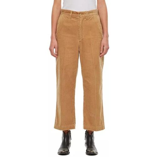 Wide Leg Chino Cropped Pants - Größe 10 - brown - Polo Ralph Lauren - Modalova