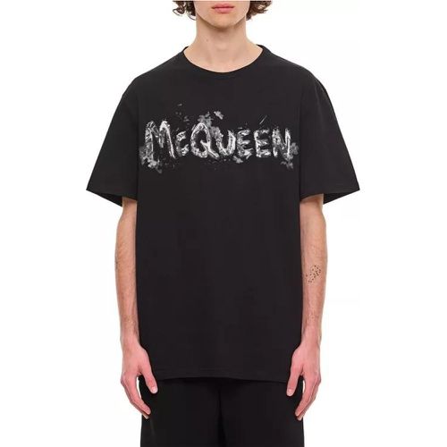 Round Neck T-Shirt - Größe M - black - alexander mcqueen - Modalova