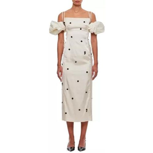 La Robe Chouchou Stretch Viscose Long Dress - Größe 36 - white - Jacquemus - Modalova