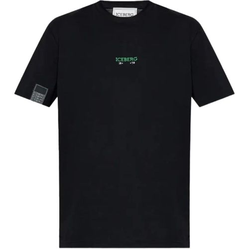 Phonecell Tee Black - Größe L - Iceberg - Modalova