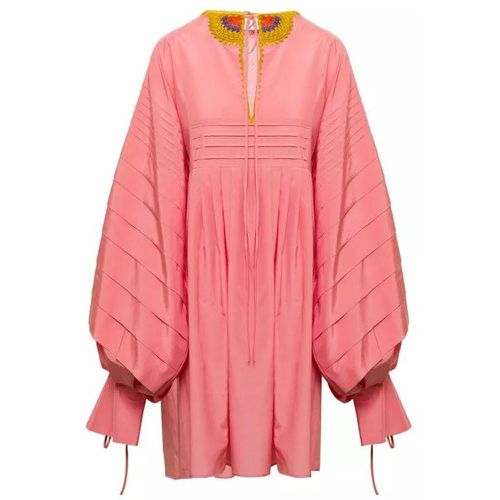 Pink Cotton Blend Dress - Größe 42 - pink - Mario Dice - Modalova