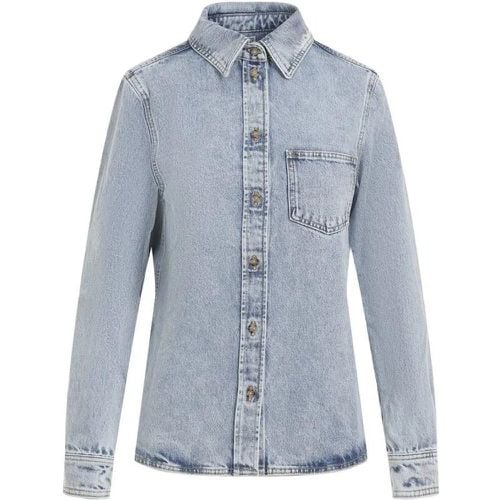 Petite Blue Cotton Shirt - Größe 34 - TOTEME - Modalova