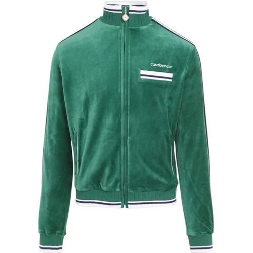 Velour Track Jacket - Größe M - Casablanca - Modalova