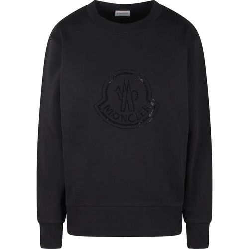 Strass Logo Sweatshirt - Größe S - Moncler - Modalova