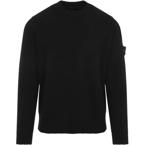 Black Virgin Wool Rws Sweater - Größe L - Stone Island - Modalova