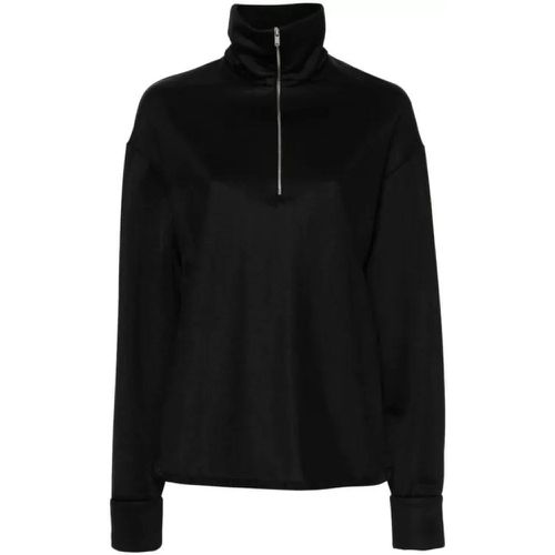Black Half-Zip Sweatshirt - Größe 34 - black - Jil Sander - Modalova