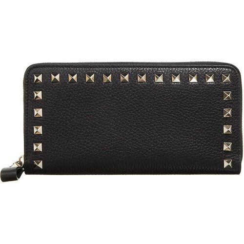 Portemonnaie - Rockstud Zip Around Wallet - Gr. unisize - in - für Damen - Valentino Garavani - Modalova