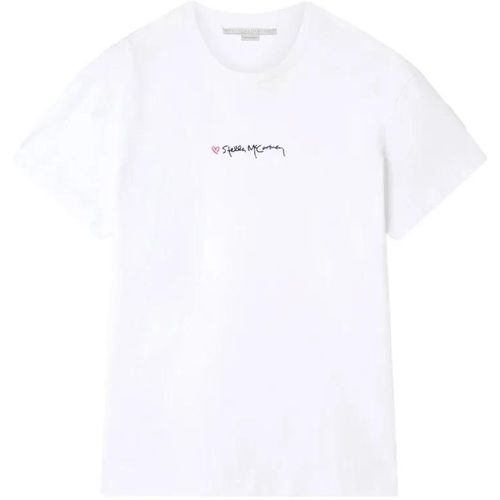 T-Shirt With Logo - Größe XL - weiß - Stella Mccartney - Modalova