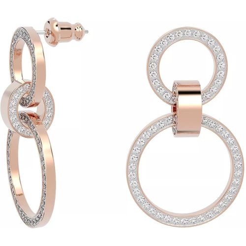 Ohrringe - Hollow hoop rose gold-tone plated - Gr. unisize - in - für Damen - Swarovski - Modalova