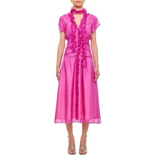 Blaire Silk Dress - Größe S - pink - Saks Potts - Modalova