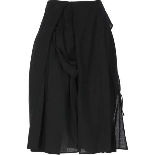 Black Wool Skirt - Größe S - Yohji Yamamoto - Modalova