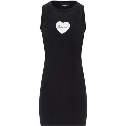 Heart Black Dress - Größe M - black - Dsquared2 - Modalova