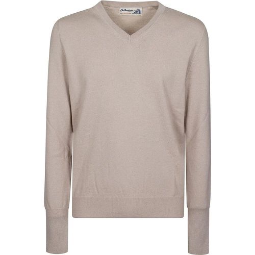 Plain V-neck Sweater - Größe 48 - Ballantyne - Modalova