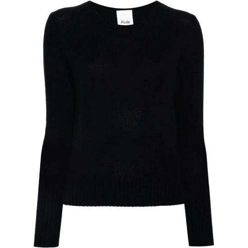 Navy Blue Cashmere Sweater - Größe S - allude - Modalova