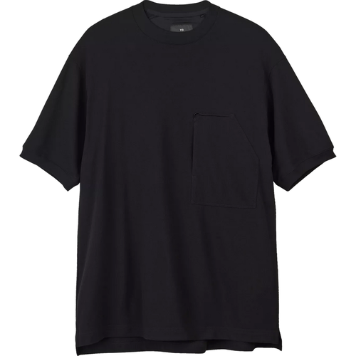 T-Shirt mit aufgesetzter Tasche - Größe S - black - Y-3 - Modalova
