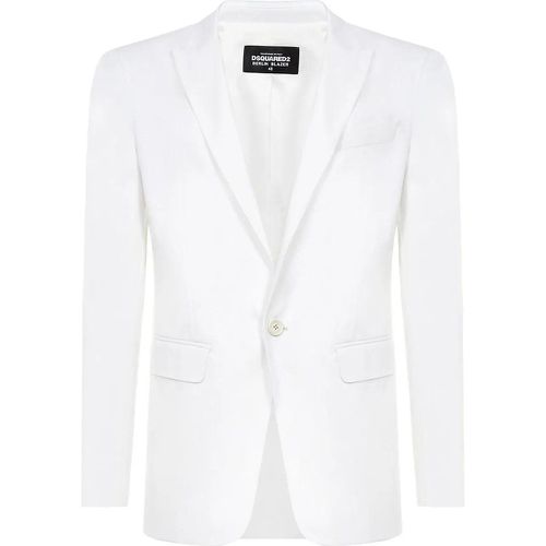 Cotton Blazer - Größe 48 - Dsquared2 - Modalova