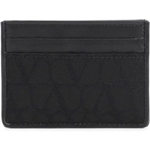 Portemonnaies - Only Card Black Leather Billfold Wallet - Gr. unisize - in - für Damen - Valentino - Modalova