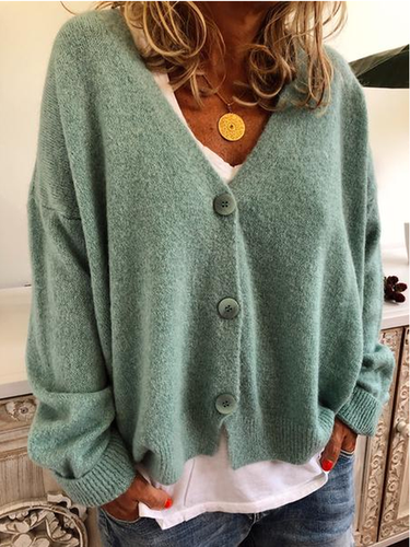 Casual Long Sleeve Sweater - Modetalente - Modalova