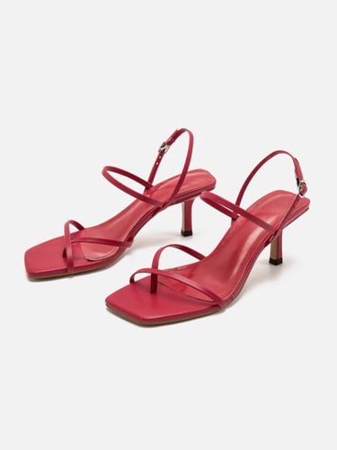 Minimalist Stiletto Heel Strappy Sandals - Just Fashion Now - Modalova