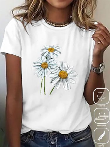 Casual Daisy T-Shirt - Modetalente - Modalova