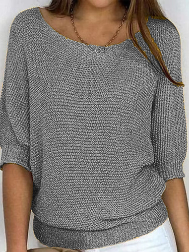 Loose Casual Sweater - Just Fashion Now - Modalova