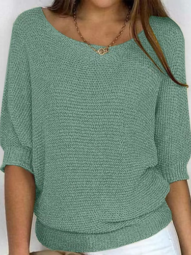 Loose Casual Sweater - Just Fashion Now - Modalova