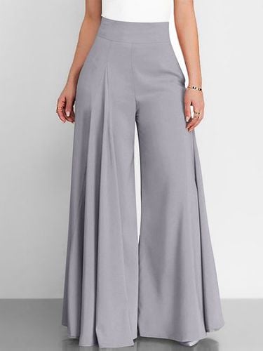 Casual Loose Plain Pants - Just Fashion Now - Modalova