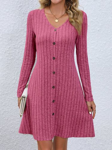 Plain Casual Dress With No - Just Fashion Now - Modalova