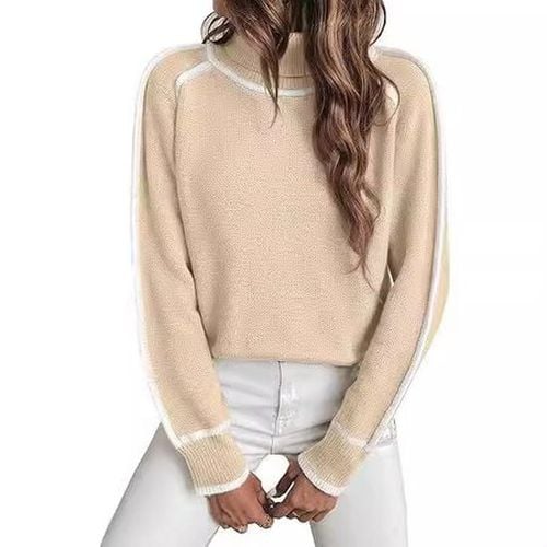 Turtleneck Wool/Knitting Casual Sweater - Just Fashion Now - Modalova