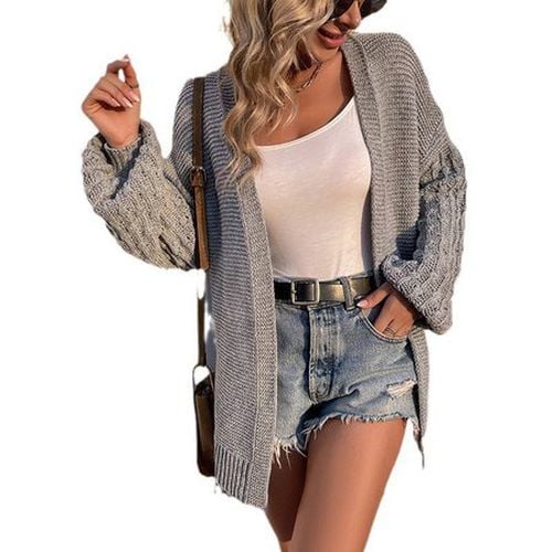 Others Loose Casual Plain Kimono - Just Fashion Now - Modalova